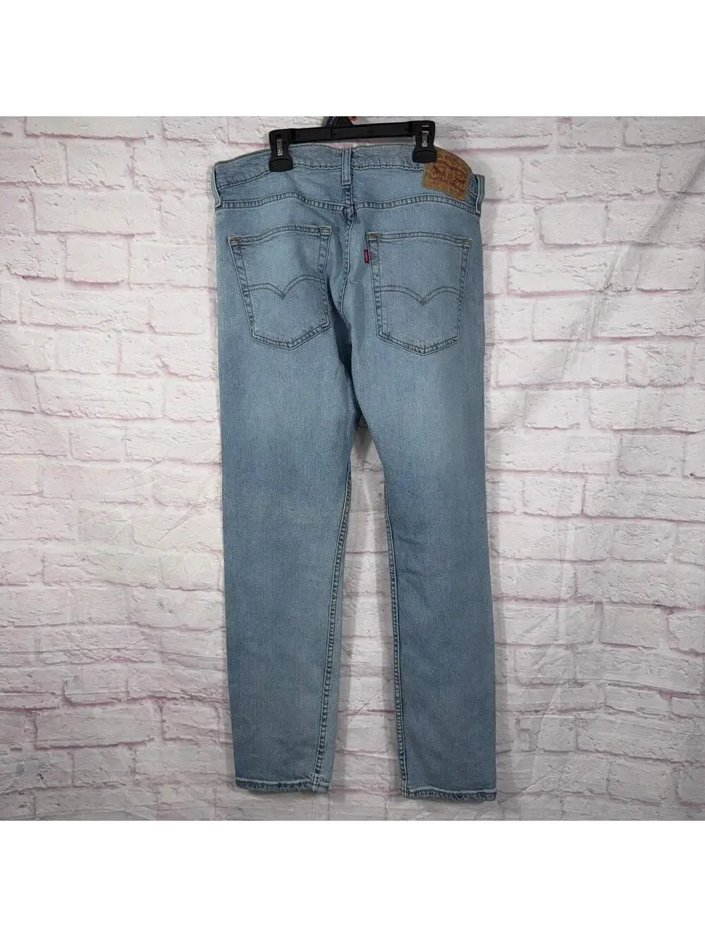 Levi's 512 Slim Tapered Distressed Jeans Size 36x32 - Picture 6 of 11